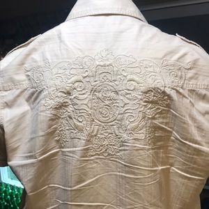 Casual short sleeve button up